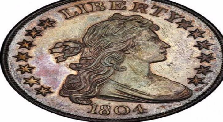 بيع دولار أمريكي من عام 1804 بمبلغ 3.3 مليون دولار
