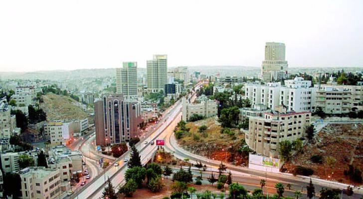 منظر عام للعاصمة عمان - الصورة من مواقع التواصل الاجتماعي  