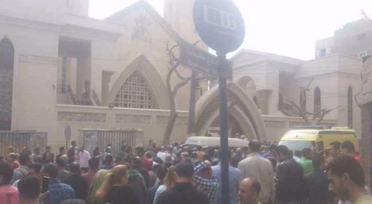ضحايا في تفجير استهدف كنيسة في طنطا شمال القاهرة