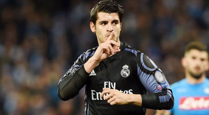 ألفارو موراتا مهاجم ريال مدريد