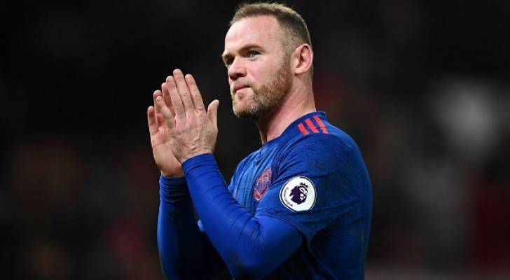 واين روني مهاجم فريق مانشستر يونايتد الإنجليزي