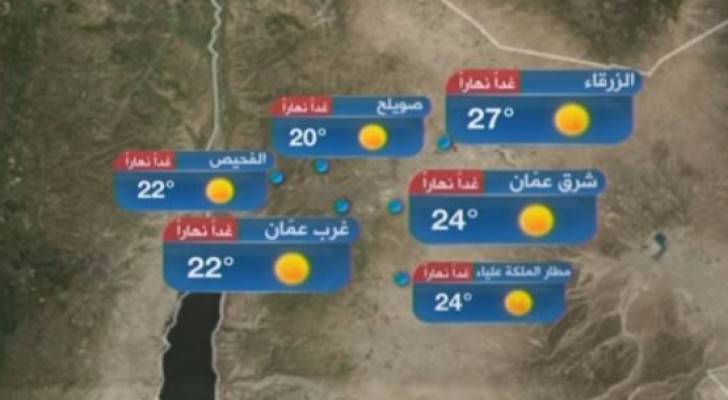 من النشرة الجوية