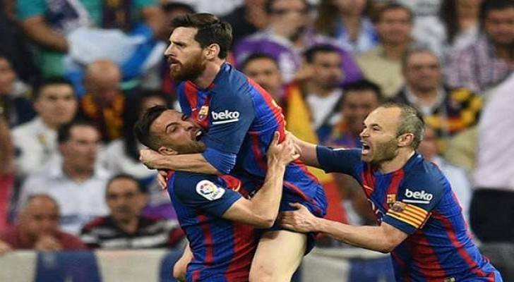 ليونيل ميسي نجم فريق برشلونة الإسباني