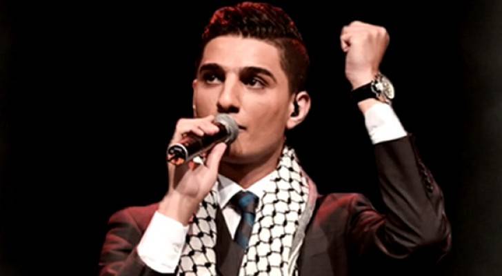  الفنان محمد عساف يساند الاسرى في اضراب الكرامة