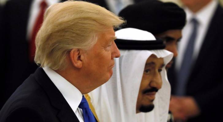 الملك سلمان والرئيس الامريكي