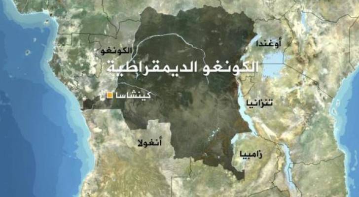 جمهورية الكونغو الديموقراطية - خارطة توضيحية 