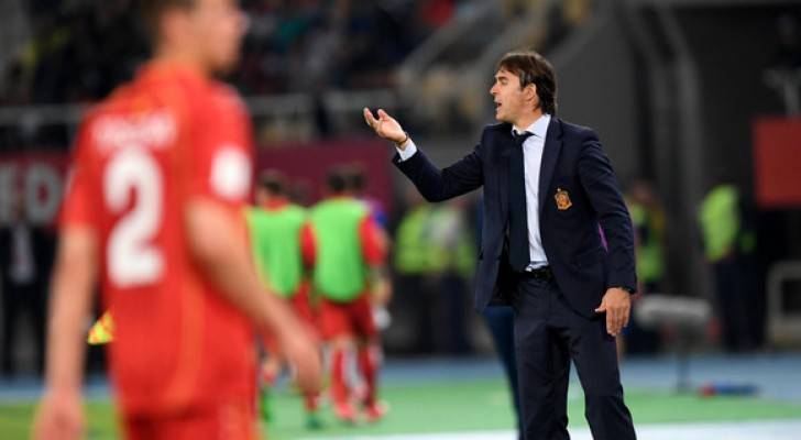 لوبيتيغي مدرب منتخب إسبانيا في مباراة مقدونيا