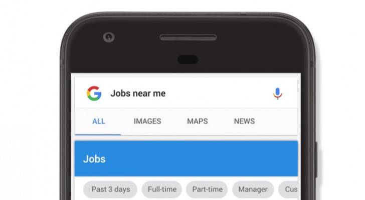 جوجل تبدأ دعم البحث عن الوظائف عبر محرك البحث خاصتها