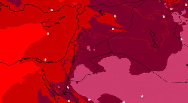 كُتلة هوائية حارّة تؤثر على المملكة الاثنين ويزداد تأثيرها الثلاثاء