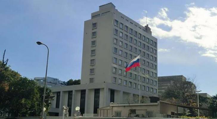 قصف سفارة روسيا في دمشق