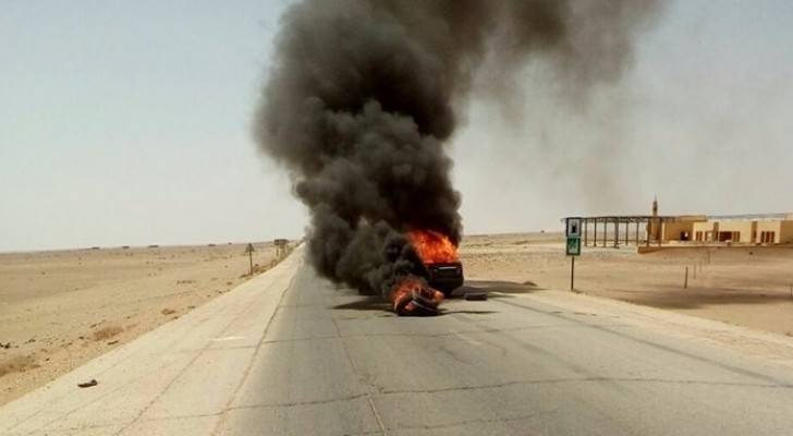 الجفر: مجهولون يرشقون سيارة حكومية بالحجارة