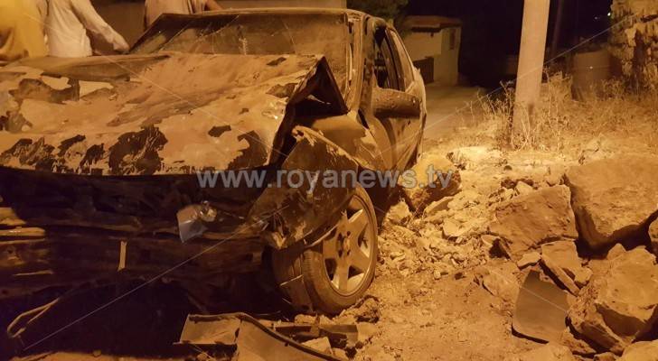 3 إصابات خطرة بتدهور مركبة في عجلون