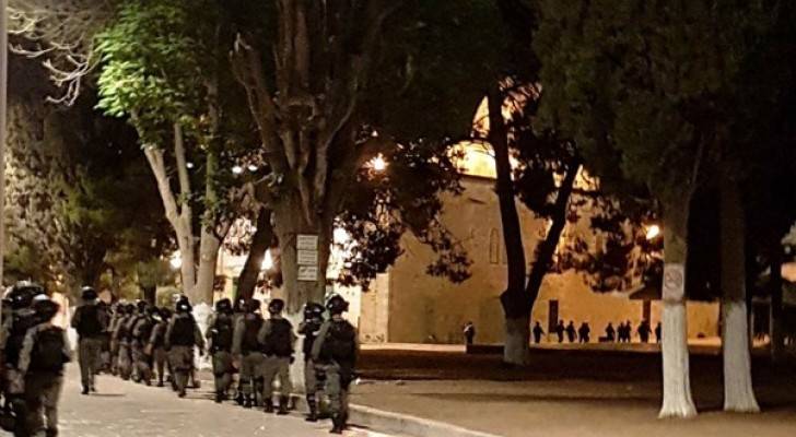 الاحتلال يقتحم المسجد الاقصى