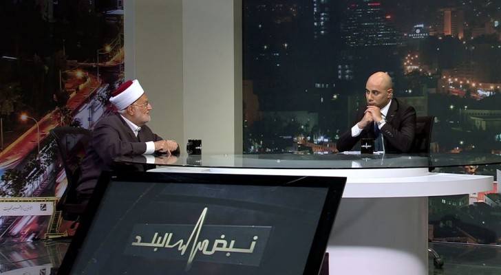 خطيب المسجد الأقصى عكرمة صبري والزميل محمد الخالدي