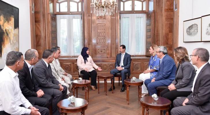 وفد برلماني تونسي يلتقي الأسد في دمشق
