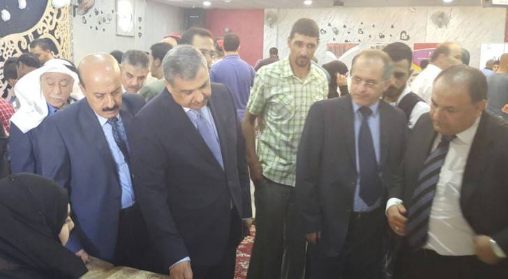 وزير العمل يفتتح المعرض التشغيلي الأول في لواء الرصيفة