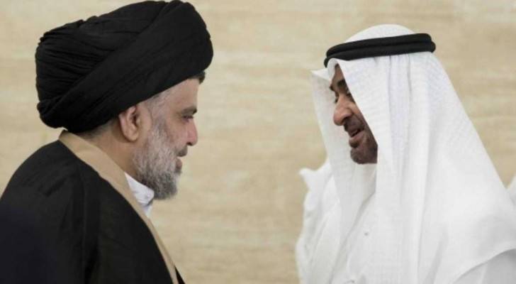 لقاء الشيخ محمد بن زايد ومقتدى الصدر 