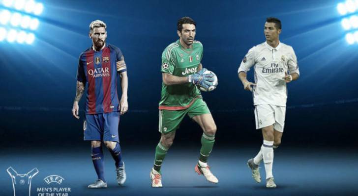 الكشف عن الاسماء المرشحة لجائزة افضل لاعب في اوروبا