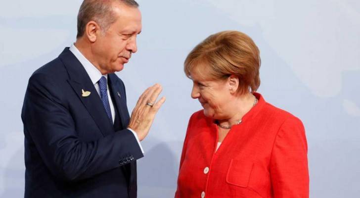 ميركل وأردوغان 