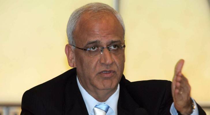 أمين سر اللجنة التنفيذية لمنظمة التحرير الفلسطينية صائب عريقات