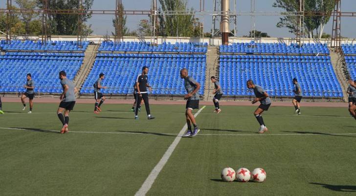 النشامى يواصلون التحضيرات لمواجهة افغانستان
