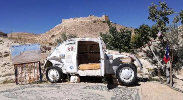 أصغر فندق بالعالم في الشوبك