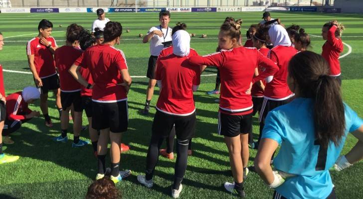 من تدريبات منتخب السيدات