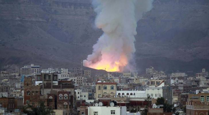 غارة للتحالف على مواقع للحوثيين في صنعاء