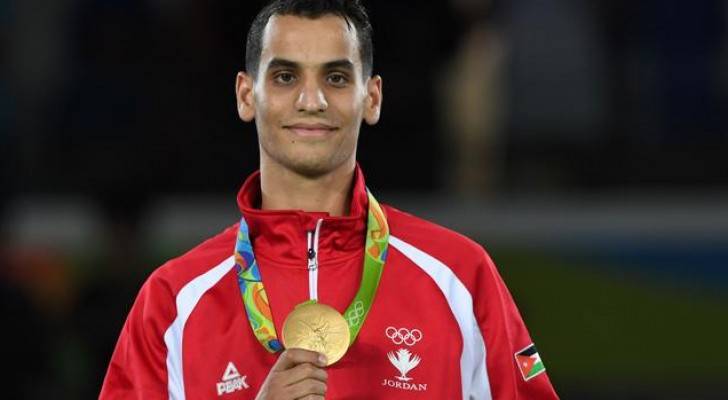 البطل الأولمبي أحمد أبو غوش