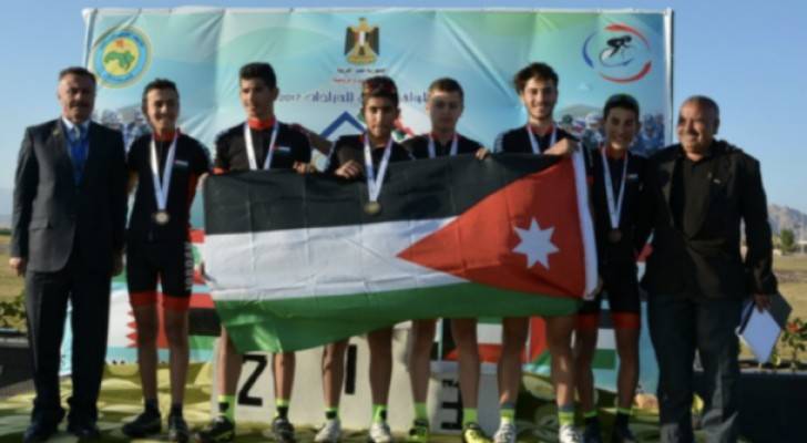 منتخب الناشئين يحصل على برونزية البطولة العربية للدراجات