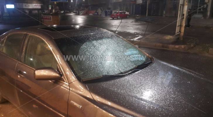 المنخفض بدأ تاثره على شمال المملكة 
