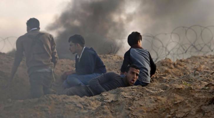 الاحتلال يطلق نيرانه صوب تظاهرة طلابية جنوب غزة