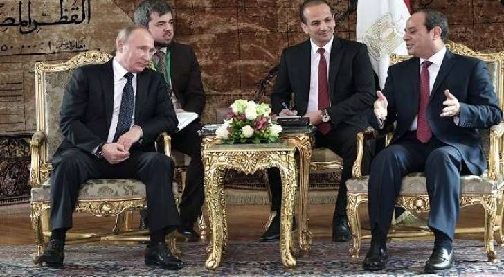 الرئيس الروسي والرئيس المصري