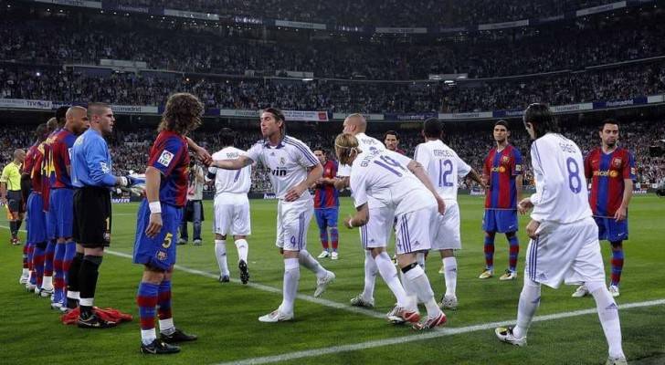 برشلونة كرم ريال مدريد في الماضي