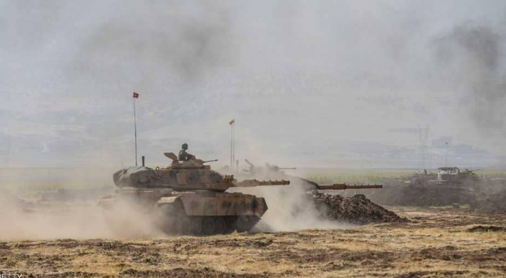 صورة أرشيفية لدبابة تركية