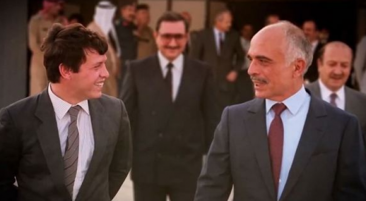 صورة نشرها ولي العهد الأمير الحسين بن عبدالله