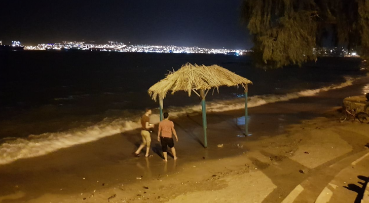 ارتفاع نسبة موج البحر في العقبة