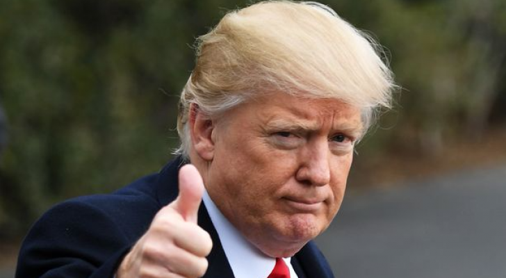 الرئيس الأمريكي دونالد ترمب