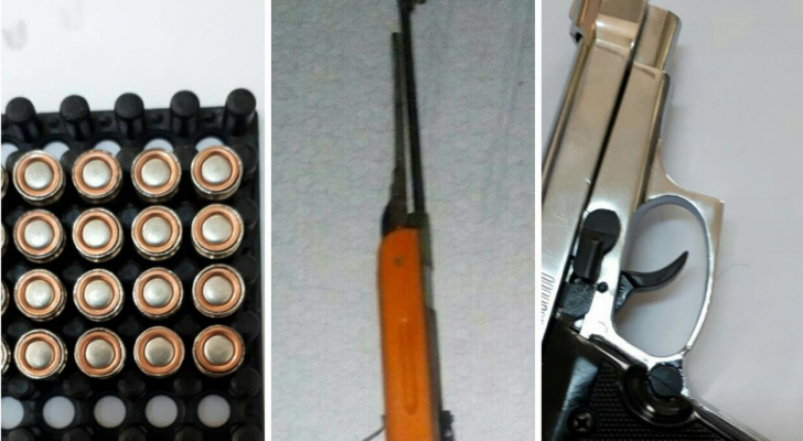 ضبط 19 سلاحا ناريا غير مرخصا بحوزة 16 شخصا في الزرقاء