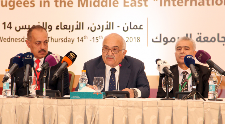 الأمير حسن خلال المؤتمر