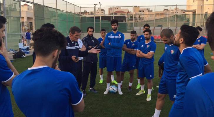 الازرق الكويتي يصل الى عمان لملاقاة النشامى
