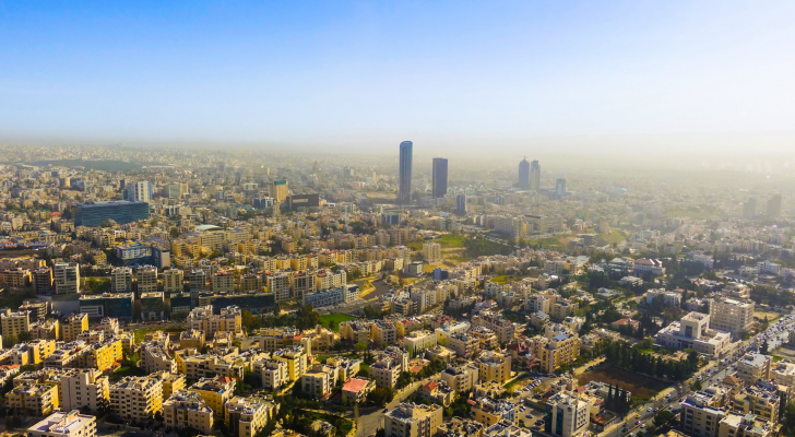 الصورة من مواقع التواصل الاجتماعي للعاصمة عمان