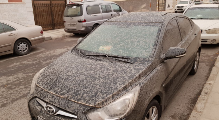 أمطار طينية في محافظة العقبة