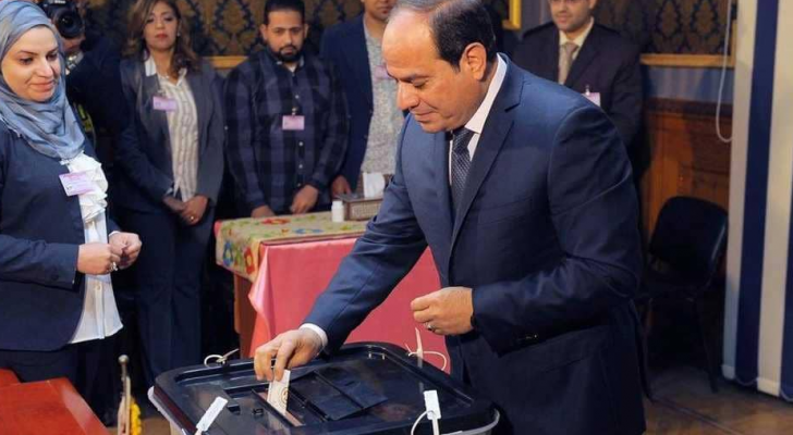 السيسي فاز بولاية رئاسية ثانية