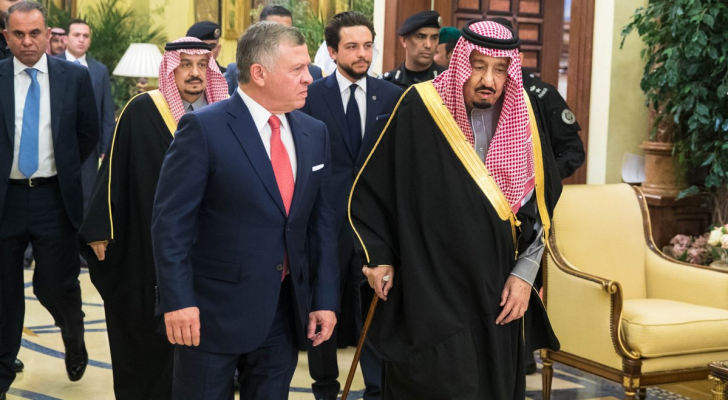 ارشيفية لجلالة الملك عبدالله الثاني والملك سلمان