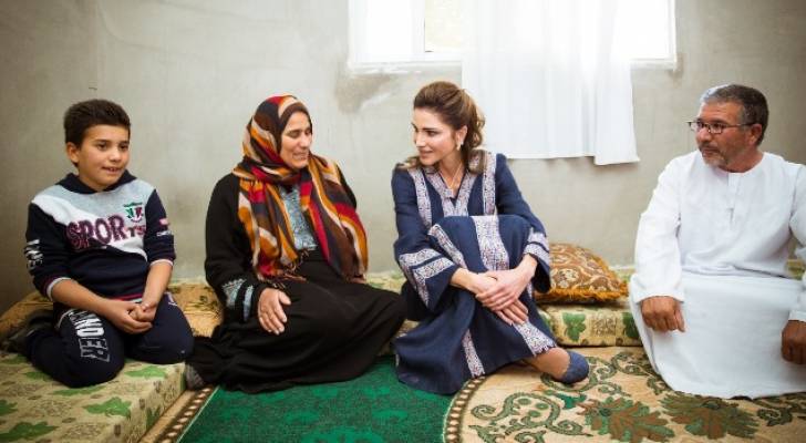 الملكة رانيا: المفرق الدرع الحصين الذي يحمي حدودنا.. فيديو وصور