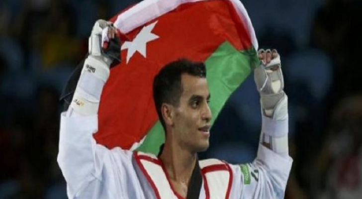 البطل الأولمبي احمد أبو غوش