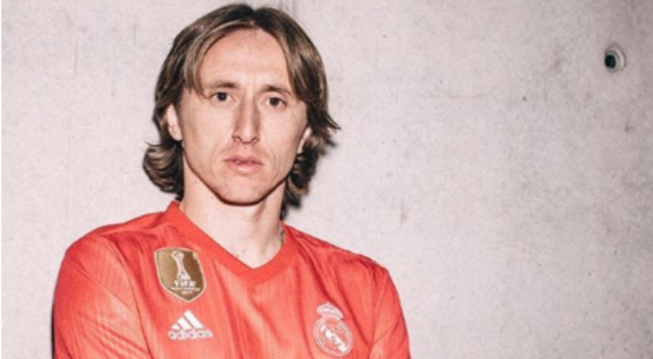 لوكا مودريتش بقميص الريال الجديد