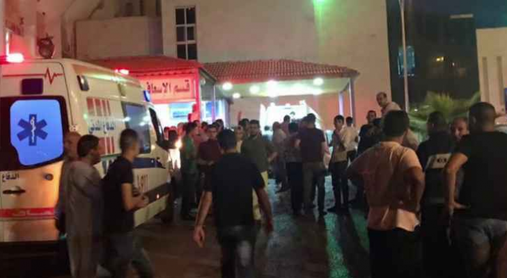 صورة من امام مستشفى السلط