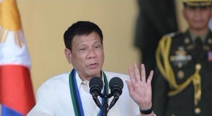 الرئيس الفلبيني يعرض على الأردن إرسال قوات لقتال الإرهابيين